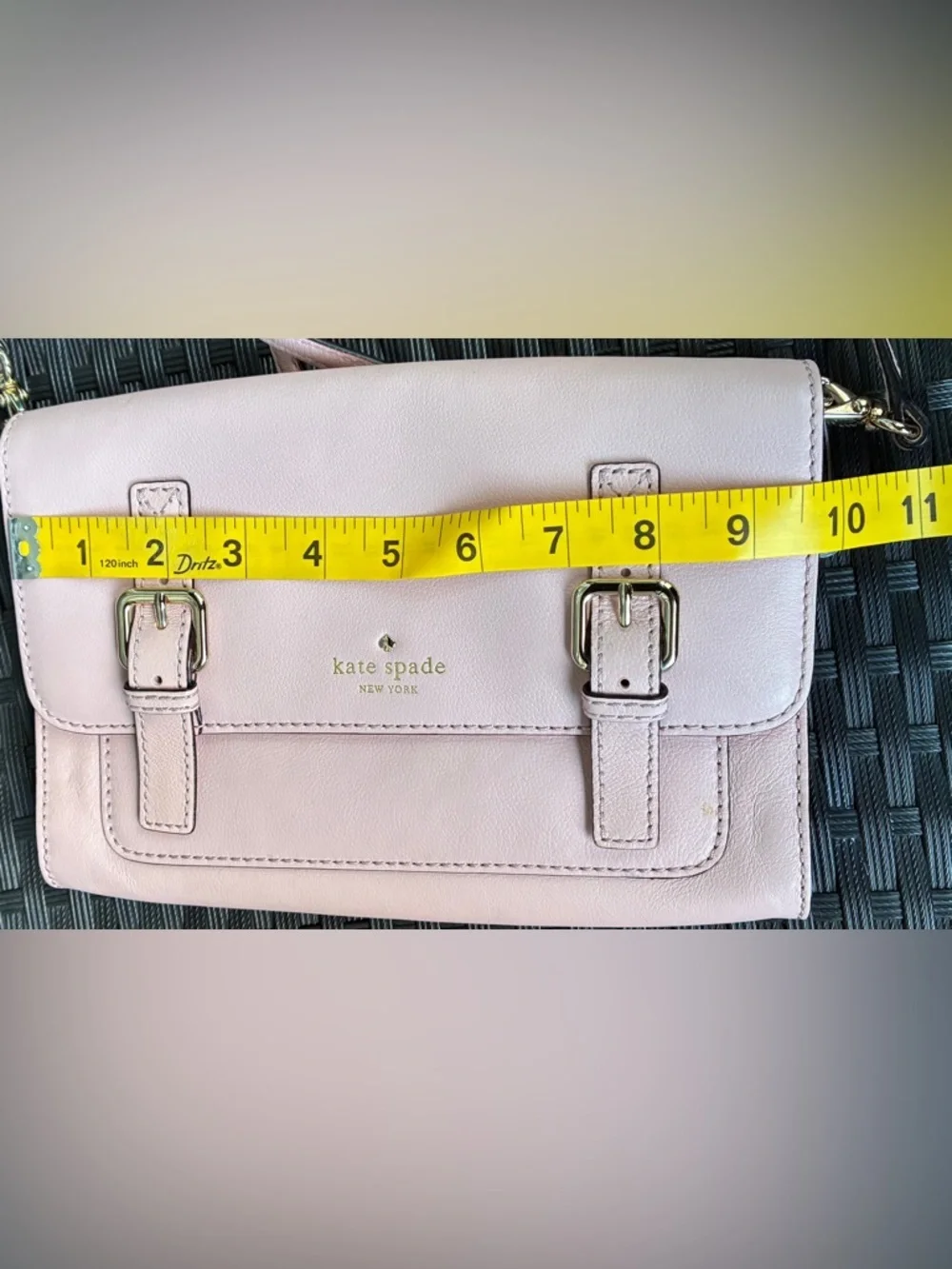 kate spade Light Pink Leather Crossbody Bag.